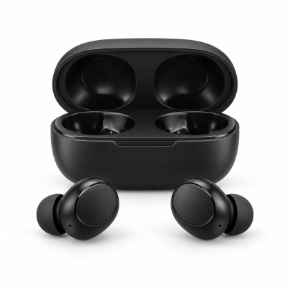 Wireless Earbuds - Black illustrative product photo