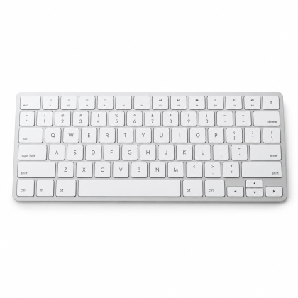 Compact Wireless Keyboard - White illustrative product photo