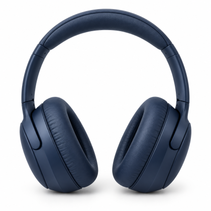Wireless Over-Ear Headphones - Navy illustrative product photo
