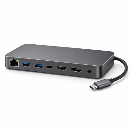 USB-C Desktop Docking Station illustrative product photo