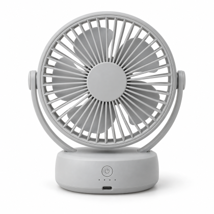 Rechargeable USB Desk Fan illustrative product photo